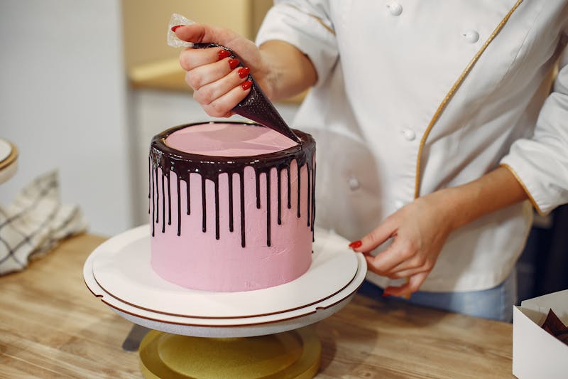 Pastry chef at Punch pizza crafting desserts